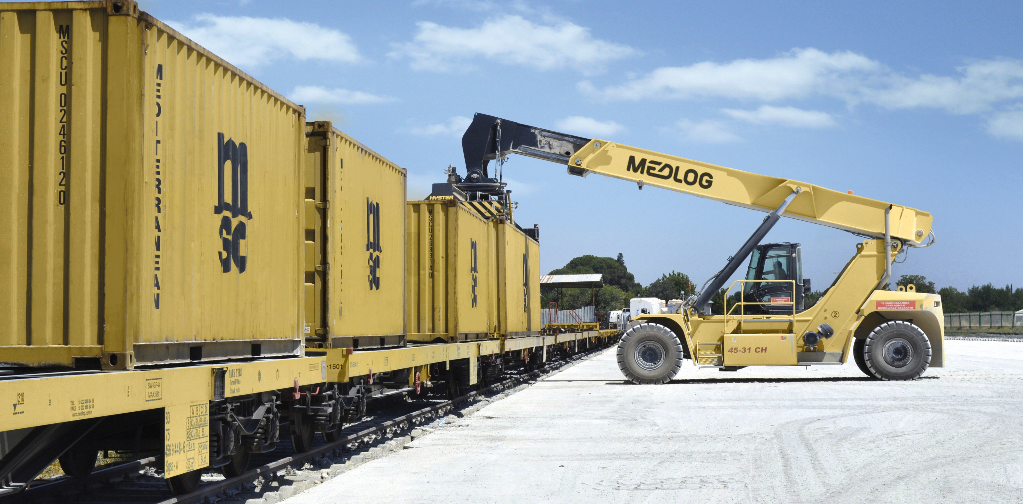 Containers Moves Annually